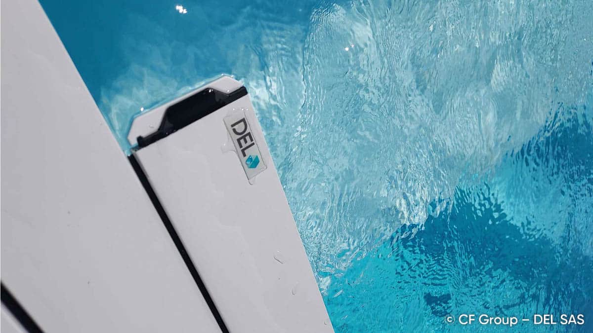 Pushlock Automatic, système de verrouillage de couverture de piscine DEL conçu par Desind