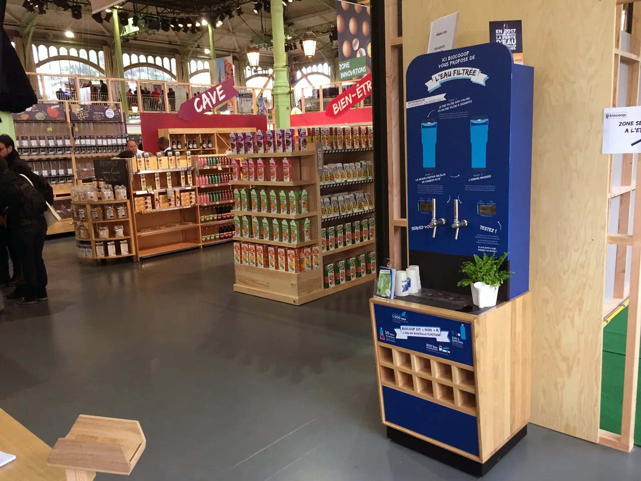 Utilisation des robinets du mobilier pédagogique Biocoop