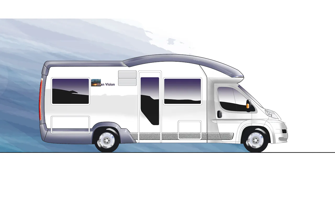 Recherche de design pour le véhicule de loisirs Eden 612