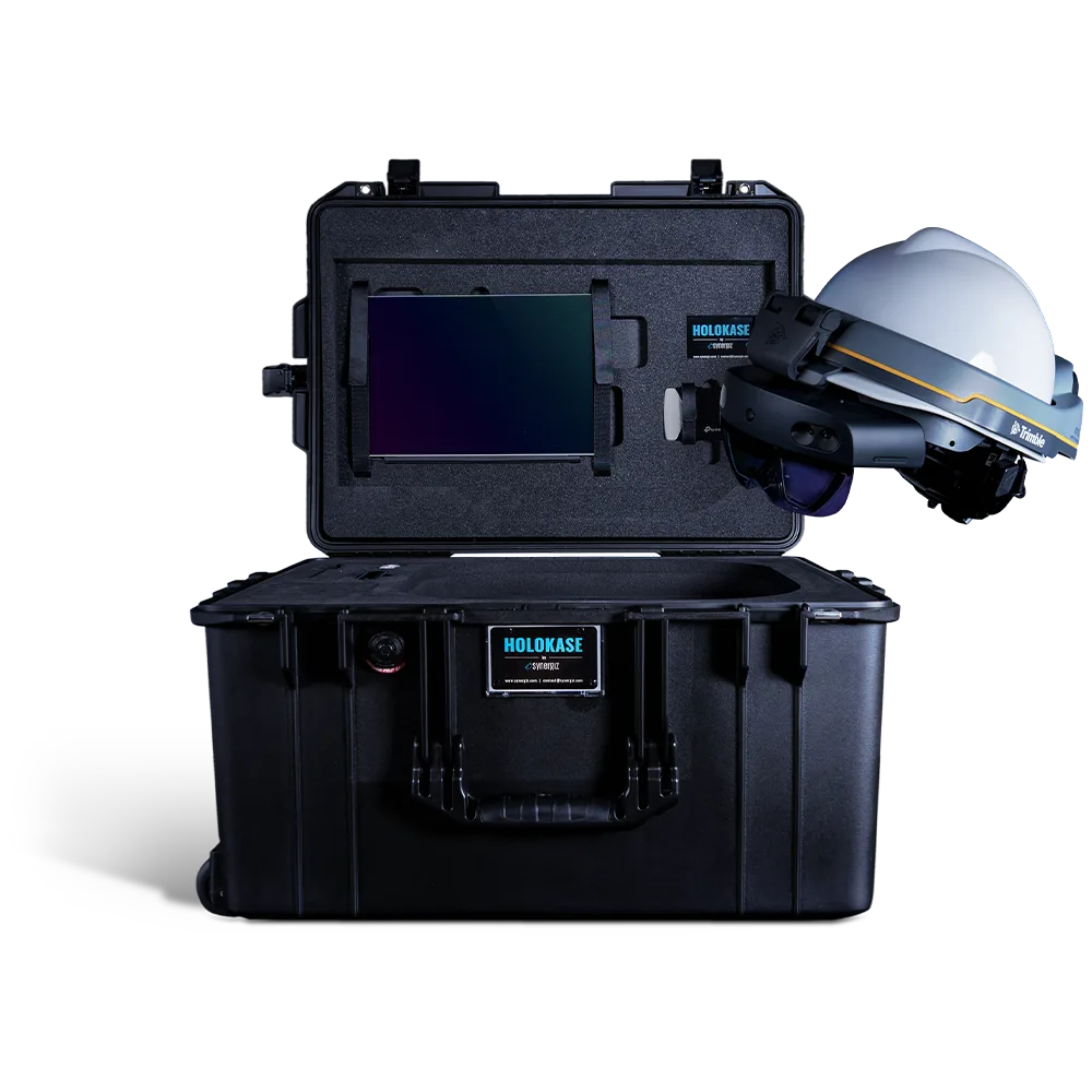 Valise Holokase XR10 organisée pour le transport du matériel