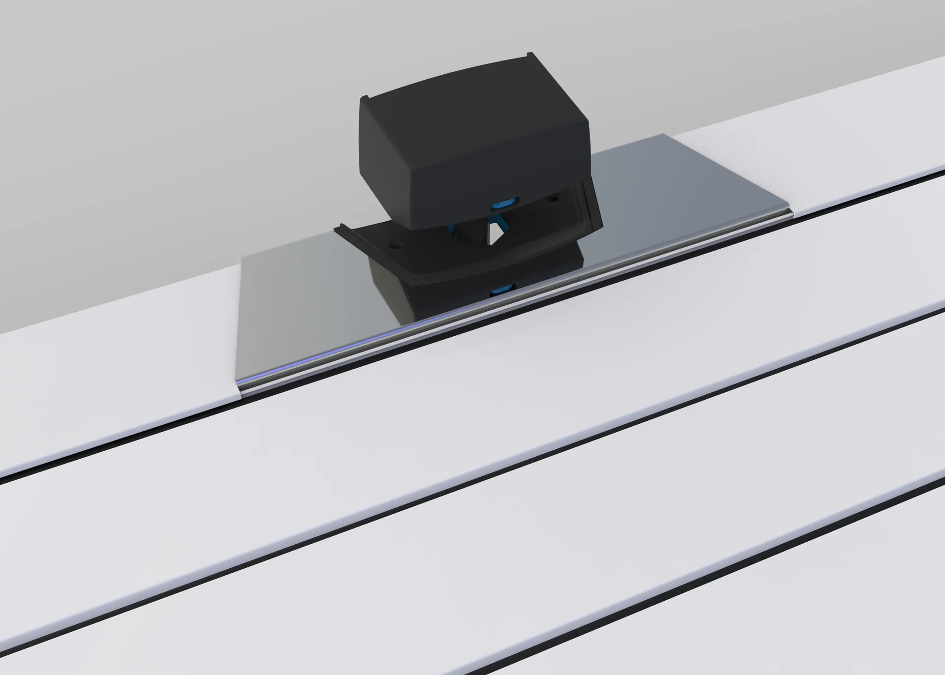 Détail du mécanisme d’accrochage automatique Pushlock