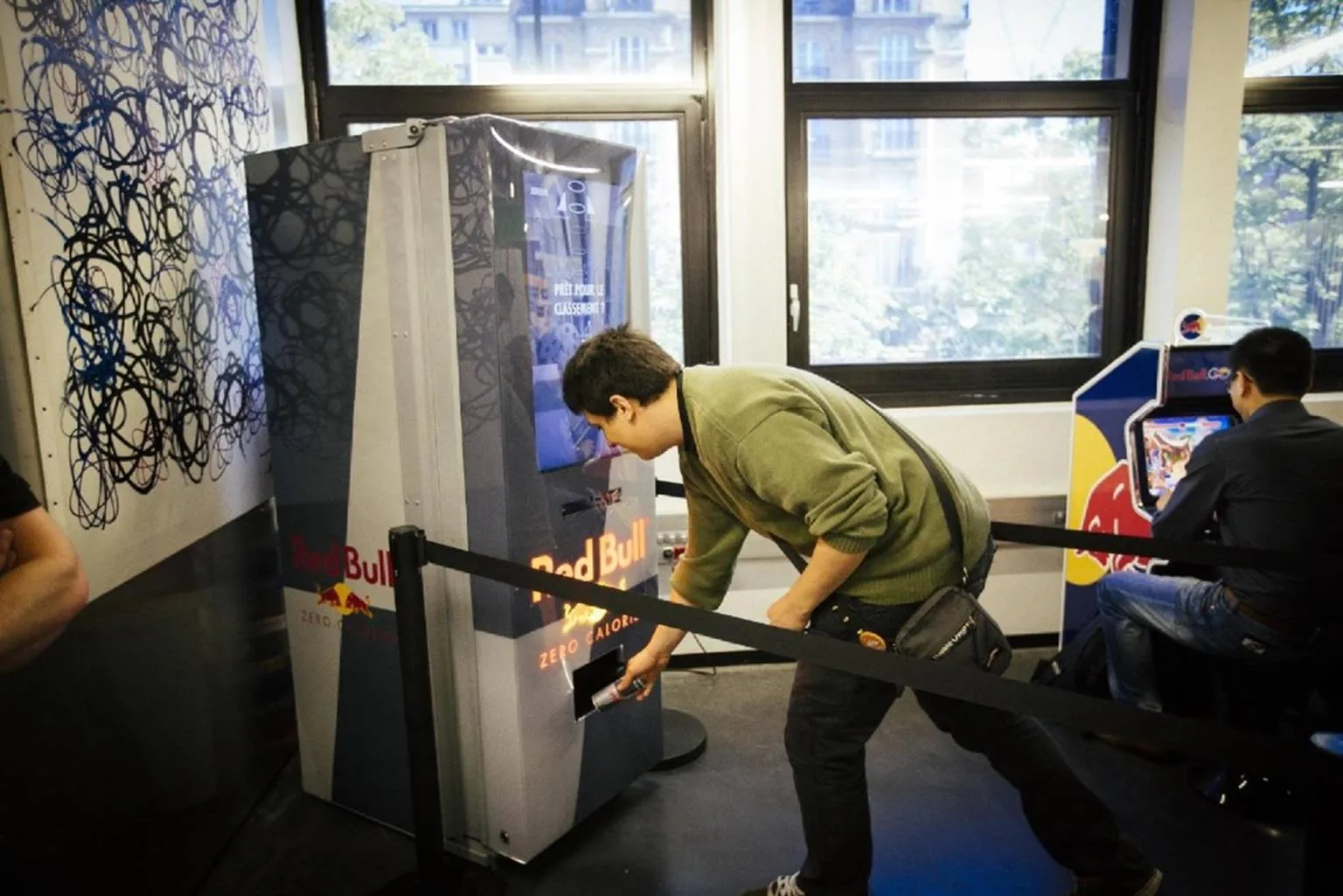Interface physique et numérique de l’animation Red Bull
