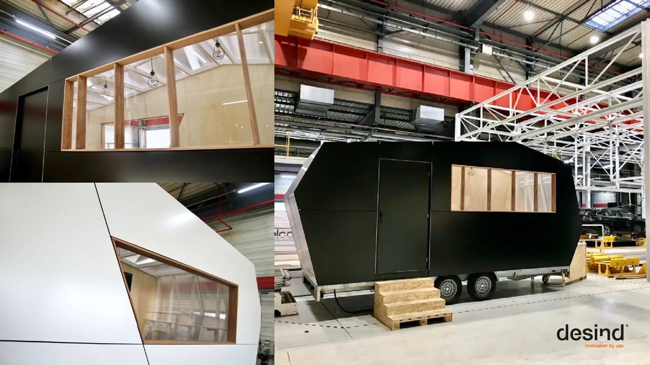 Vue extérieure de la Tiny Meeting Room pour Excelcar